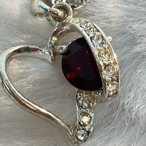 Infatuation wrap heart pendant necklace